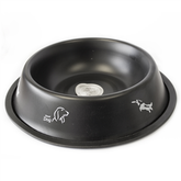 Non Tip Anti Skid Chocolate Dog Bowl