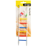 Avi One Bird Toy - Translucent Multi Coloured Ladder W Beads 7 Run