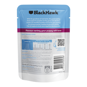 Black Hawk Puppy Original Puppy Pouch Lamb & Veg