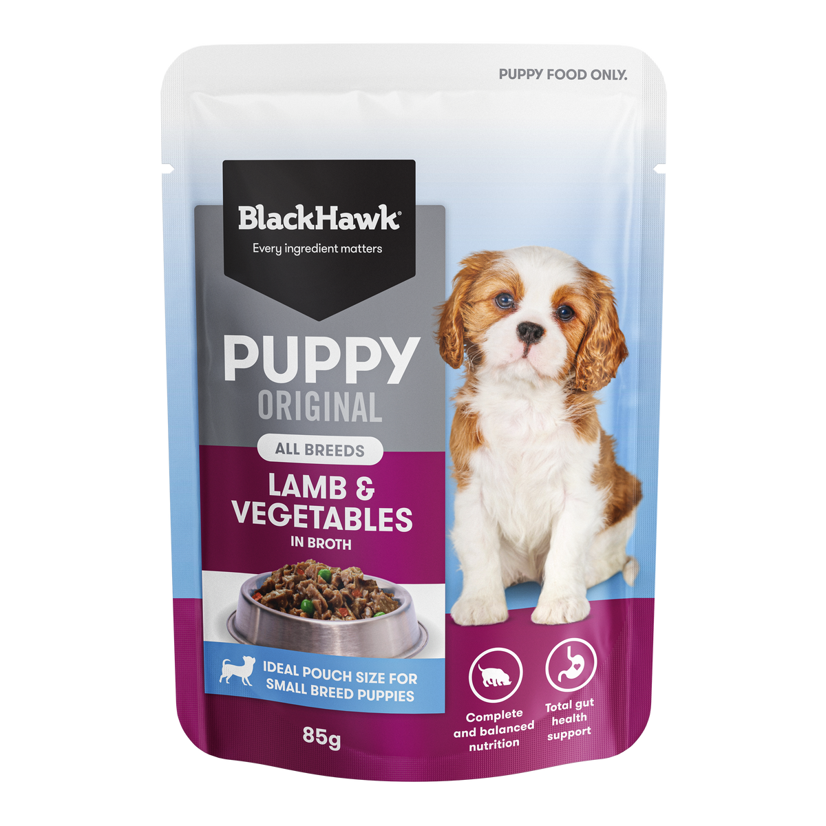 Black Hawk Puppy Original Puppy Pouch Lamb & Veg