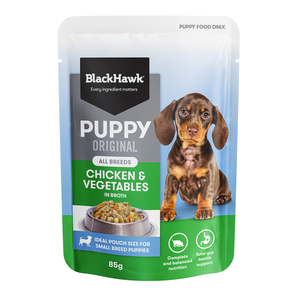 Black Hawk Puppy Original Puppy Pouch Chicken & Veg