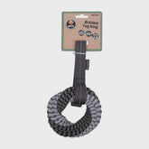 Dog Toy Blitz Braided Tug Ring W Strap Grey M