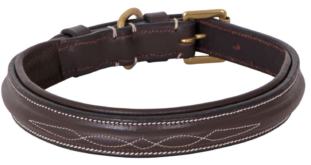 Cavallino Raised Stitched Dog Collar