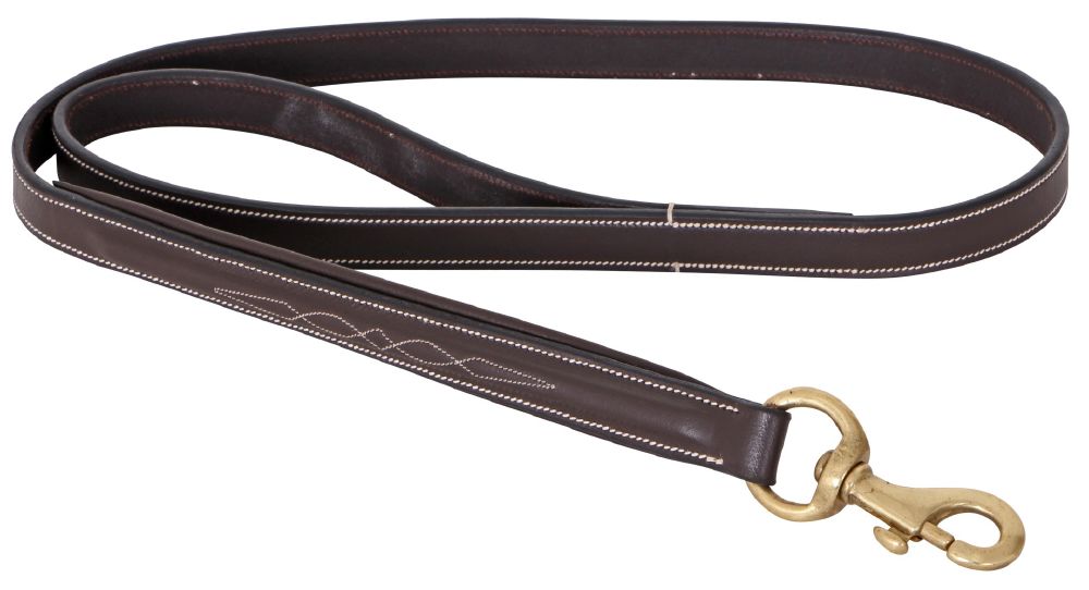 Cavallino Raised Stitched Leather Dog Lead