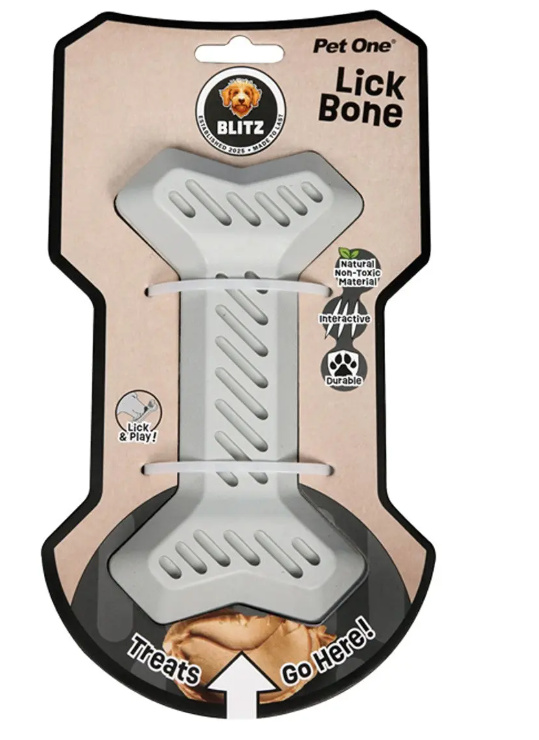 Dog Toy Blitz Rubber Lick Bone