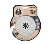 Dog Toy Blitz Rubber Treat Disk Grey