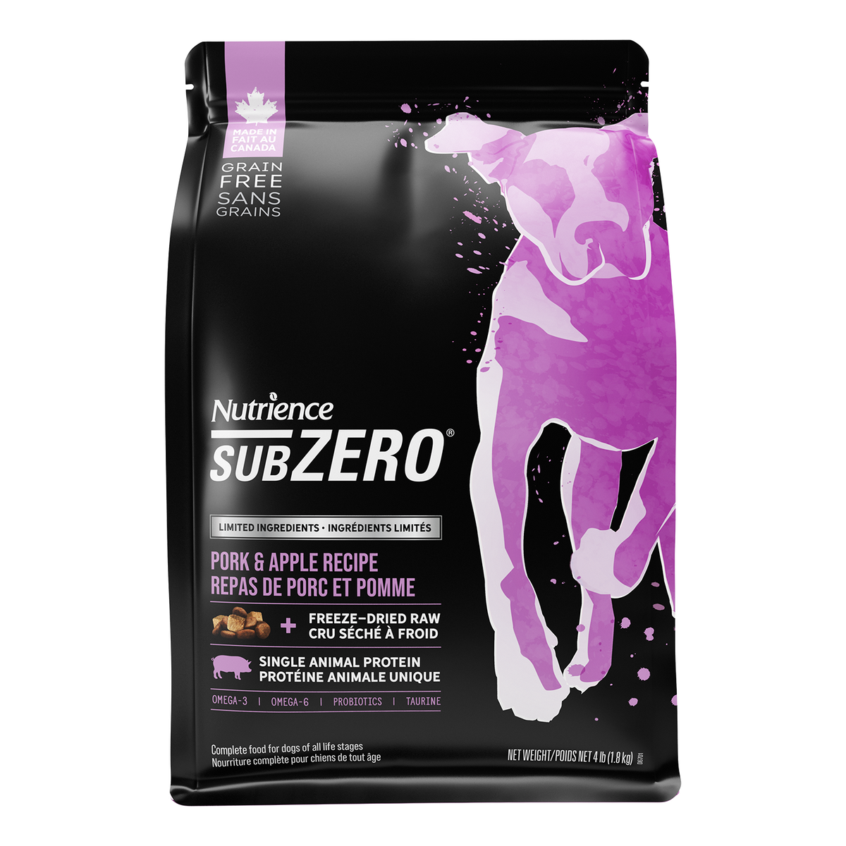 Nutrience Dog Sub Zero LID Pork & Apple