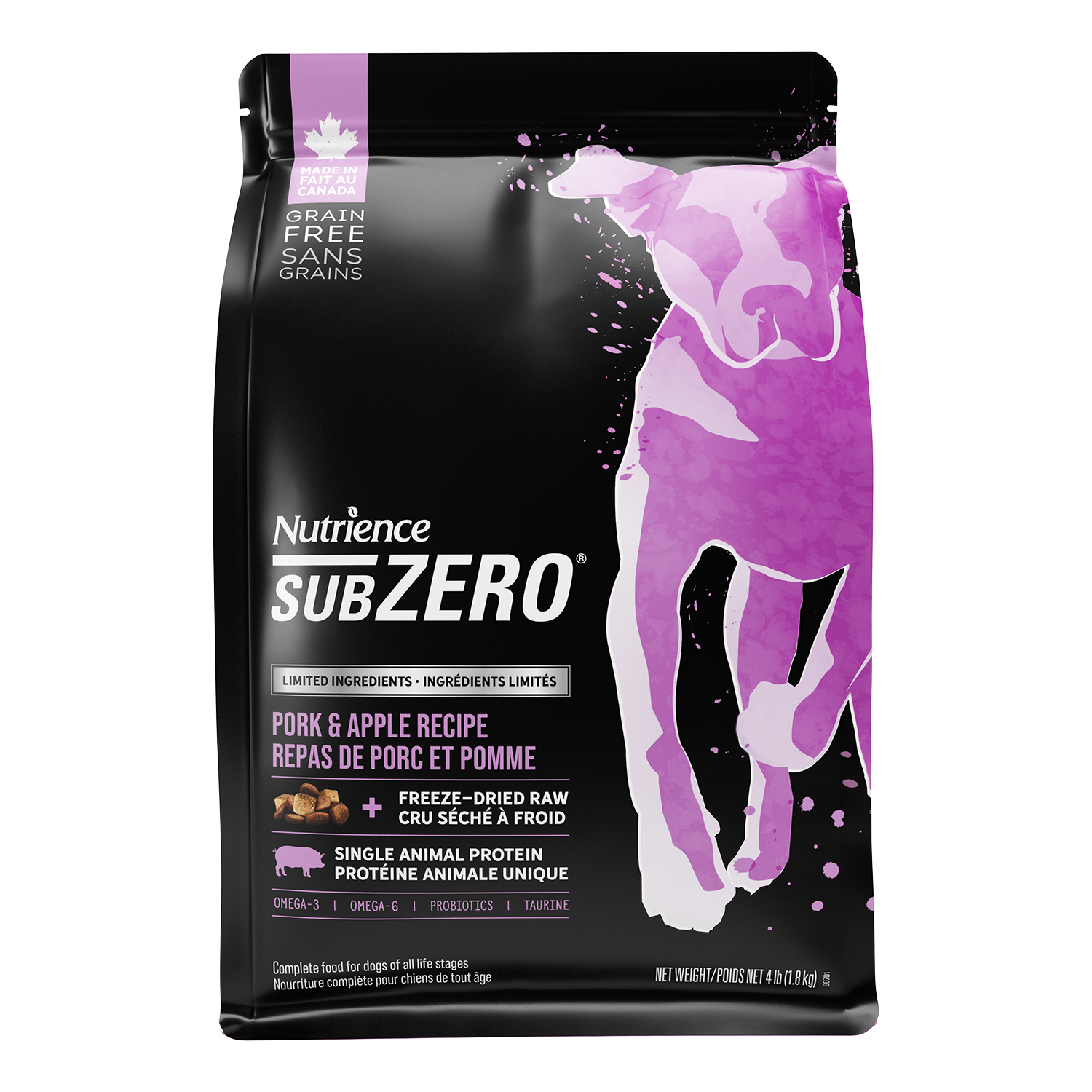 Nutrience Dog Sub Zero LID Pork & Apple