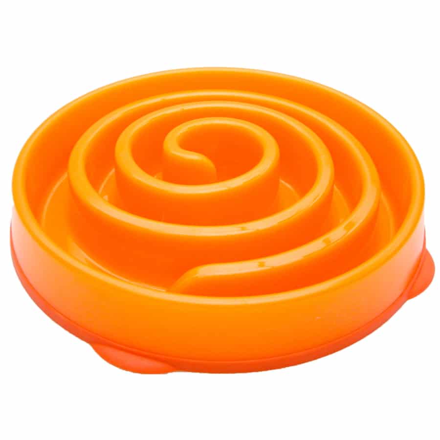 Fun Feeder Slo Feeder - Orange Swirl