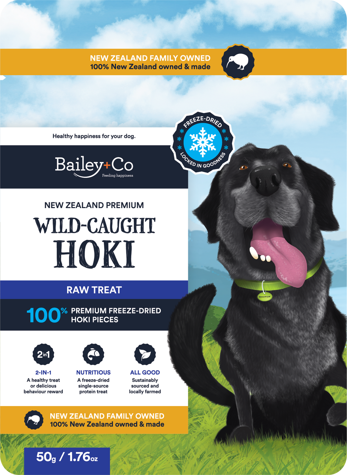 Bailey+Co NZ Hoki Pieces 50g