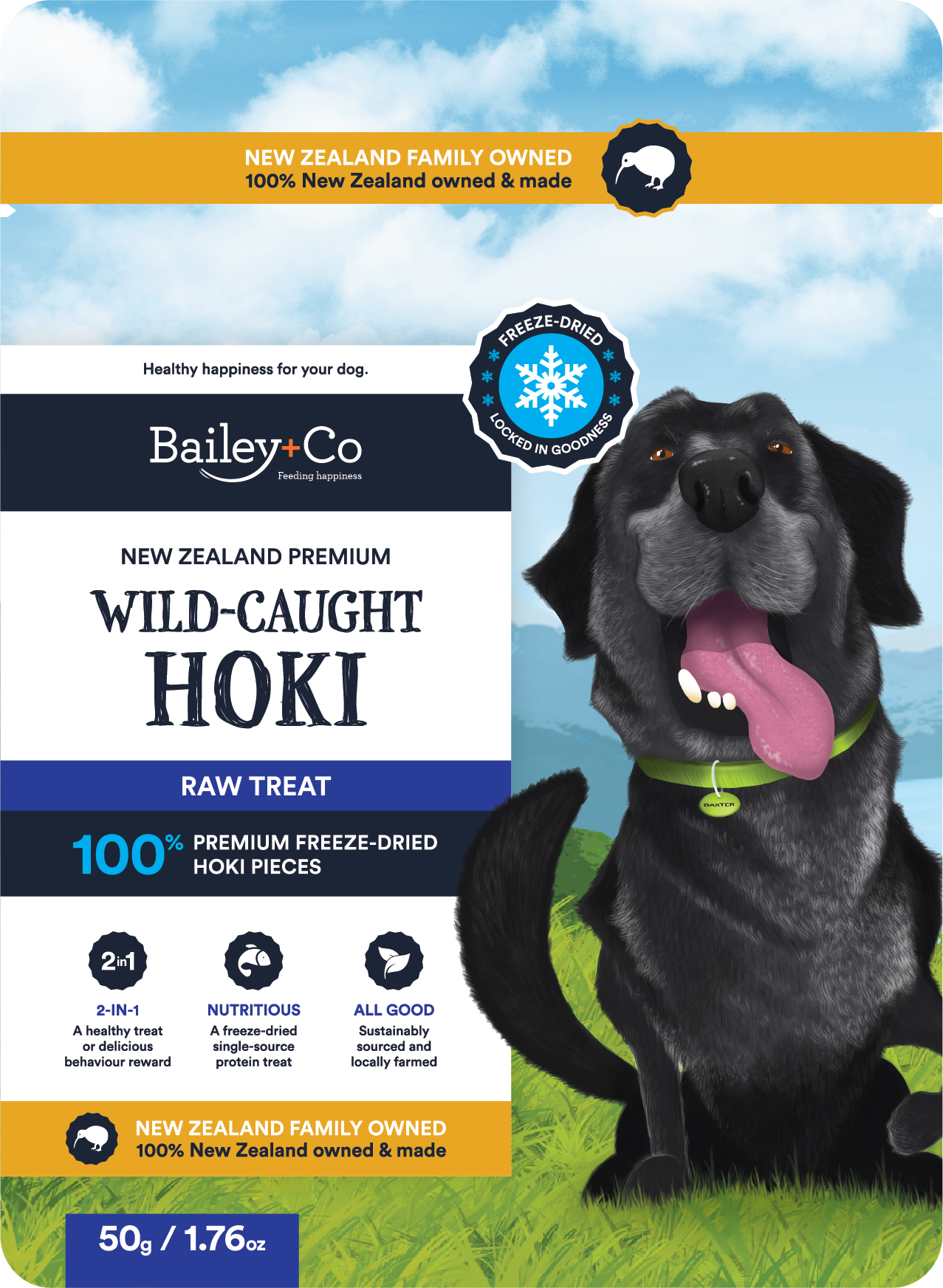 Bailey+Co NZ Hoki Pieces 50g