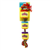 Hasbro Playdoh 18in Rope w Yellow Plush Cans