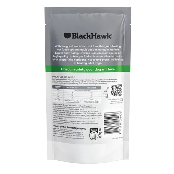 Black Hawk Original Adult Chicken & Vegetables 140g