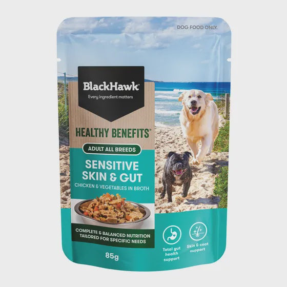 Black Hawk Healthy Benefits Sensitive Skin & Gut 85g