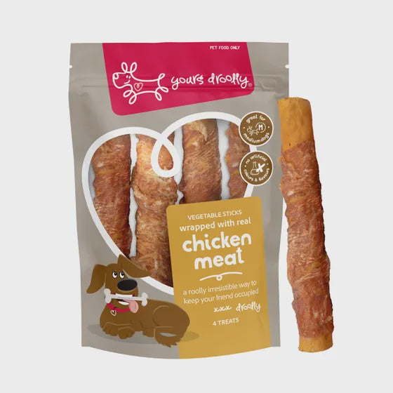 YD Chicken Wrap Sticks Med 4pk