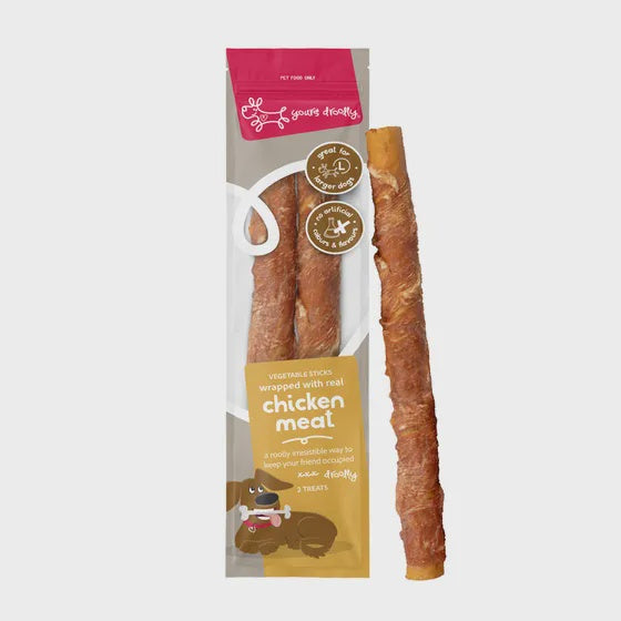 YD Chicken Wrap Sticks Lg 2pk