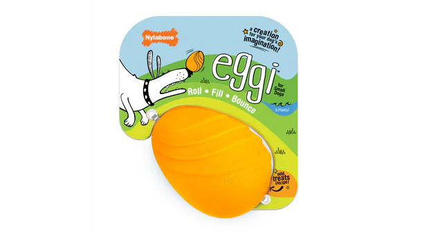 Nylabone Creative Play Eggi Small Orange