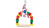 Trixie Arch Swing with Colourful Blocks