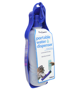 Petware Water Dispenser Dog 500ml Blue