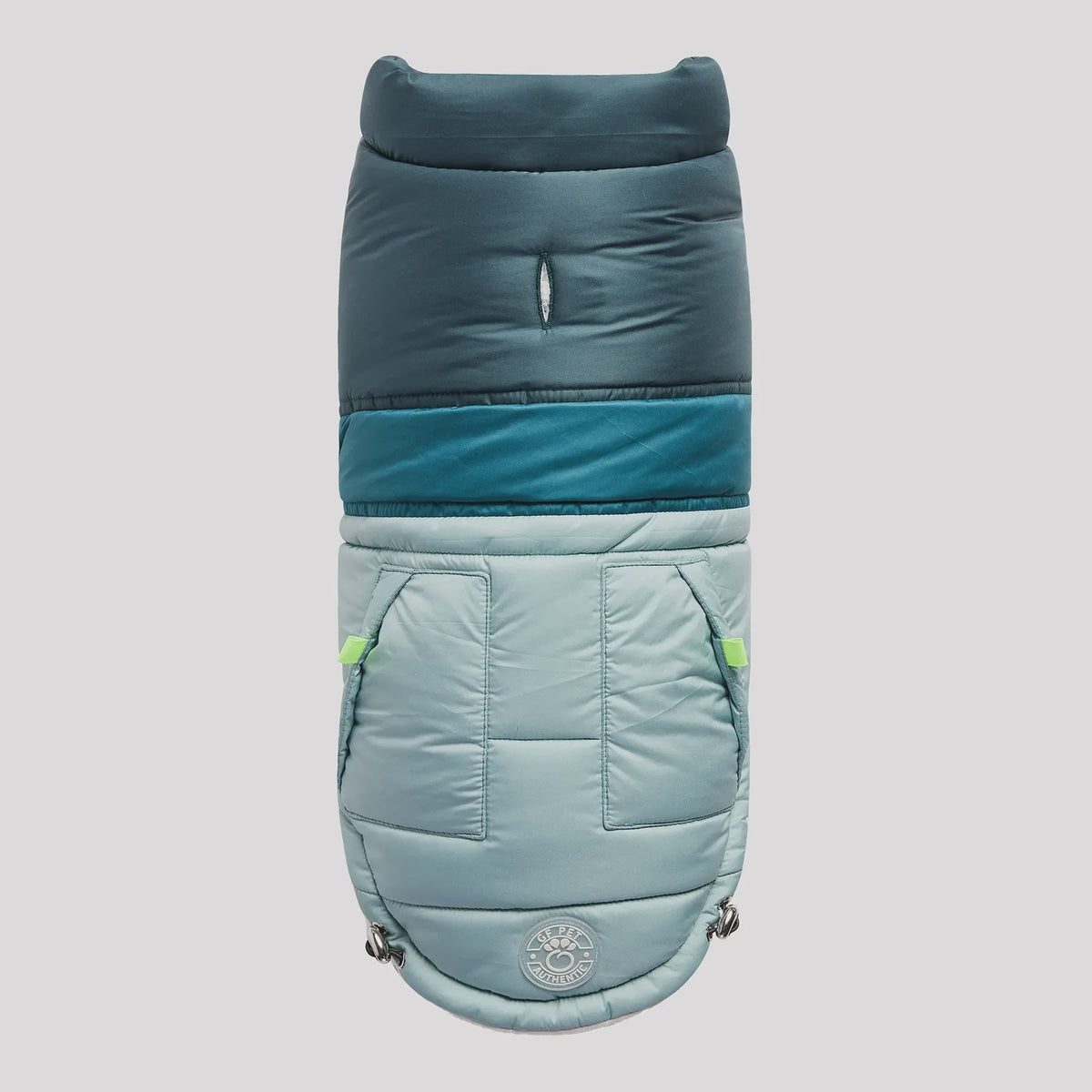 GF Pet - Elasto-Fit® Retro Dog Puffer - Light Blue