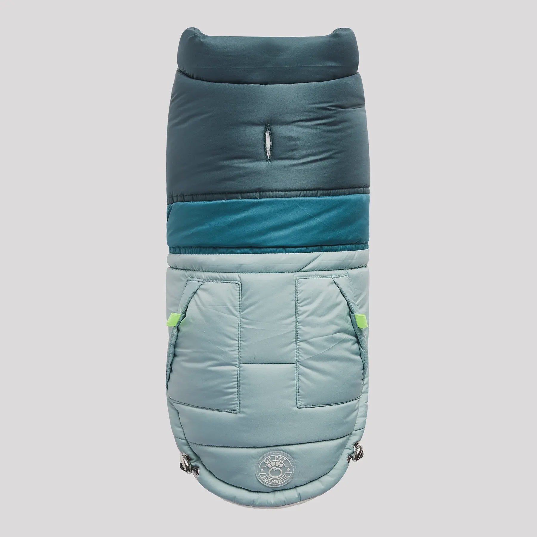 GF Pet - Elasto-Fit® Retro Dog Puffer - Light Blue