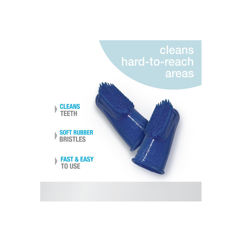 Nylabone Advanced Oral Care Finger Brush 2pk