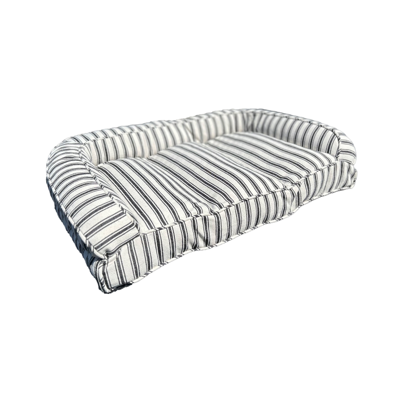 Sofa Bed Black Stripes