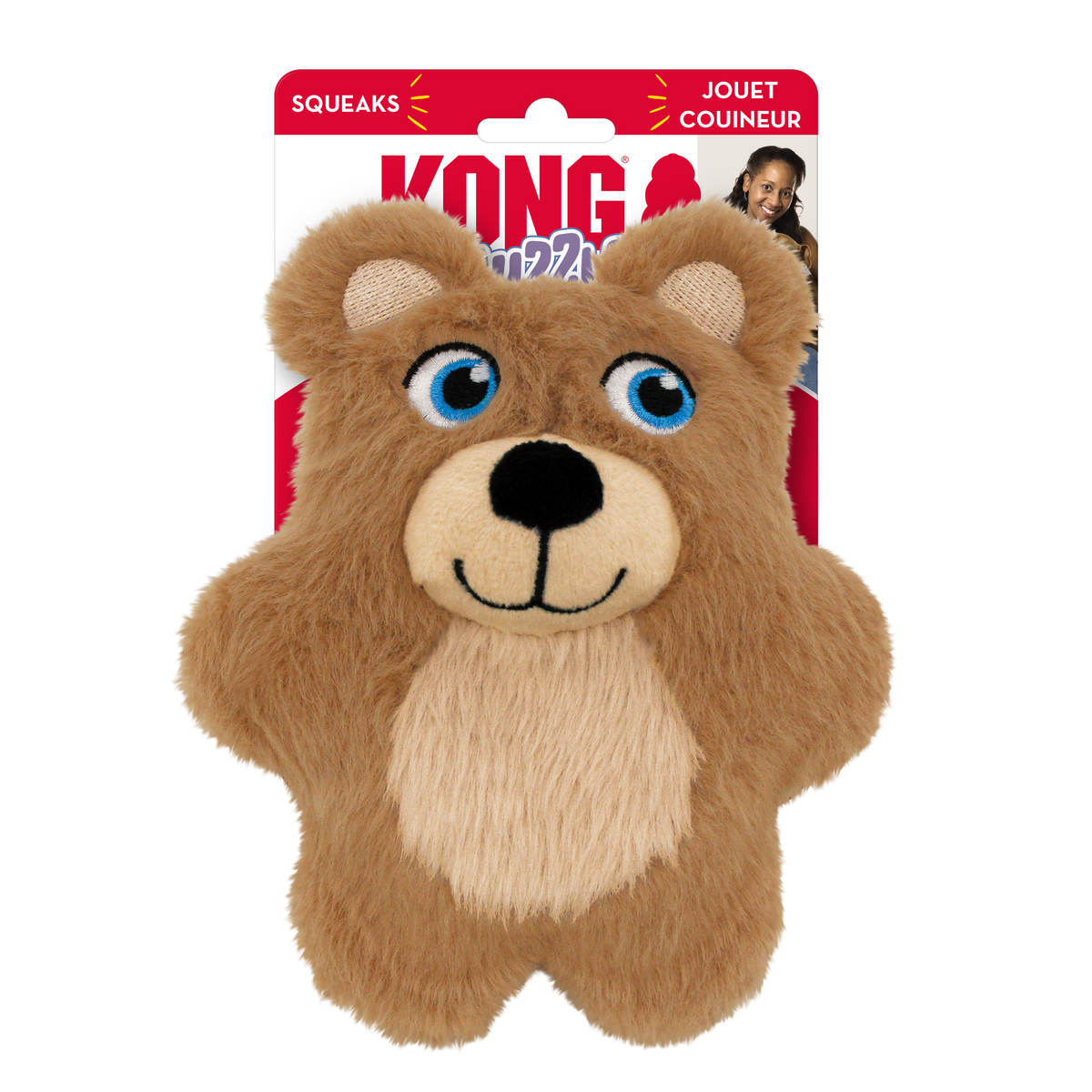 Kong Snuzzles Kiddos Teddy Bear Small