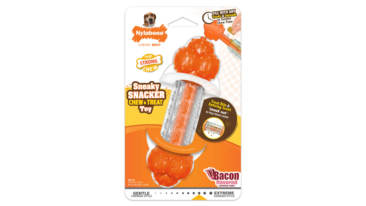 Nylabone Strong Chew Sneaky Snacker Chew & Treat Toy - Giant