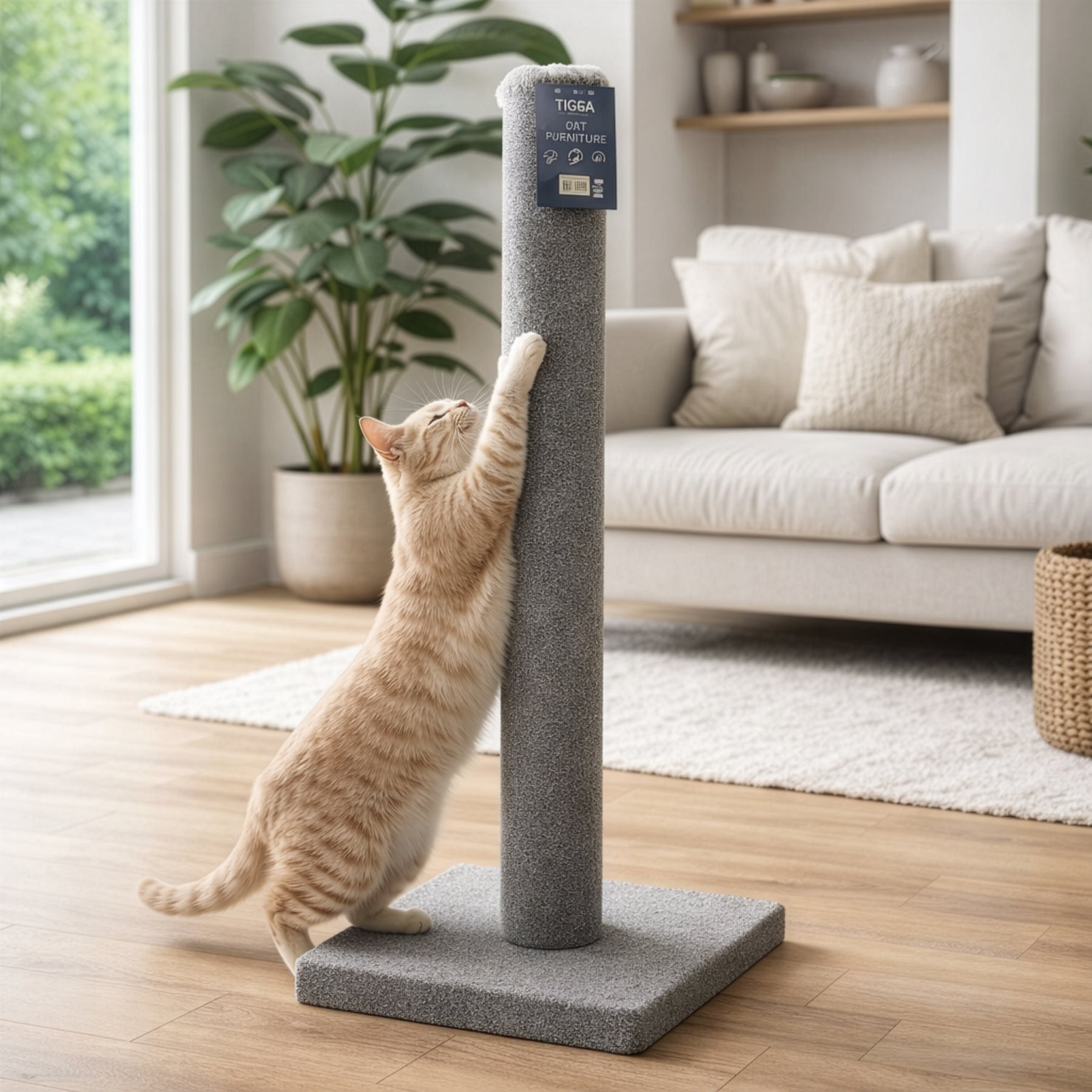 Tigga Carpet Cat Pole Large 100cm