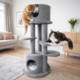 Tigga Carpet Cat Tree Dunedin Grey