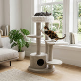 Tigga Carpet Cat Tree Christchurch Cream