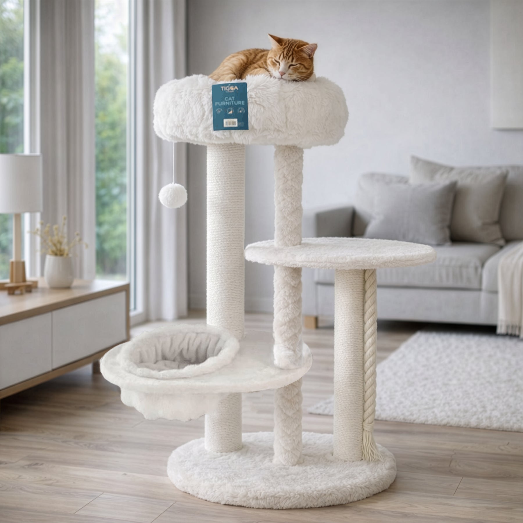 Tigga Plush Cat Tree Adelaide Carpet