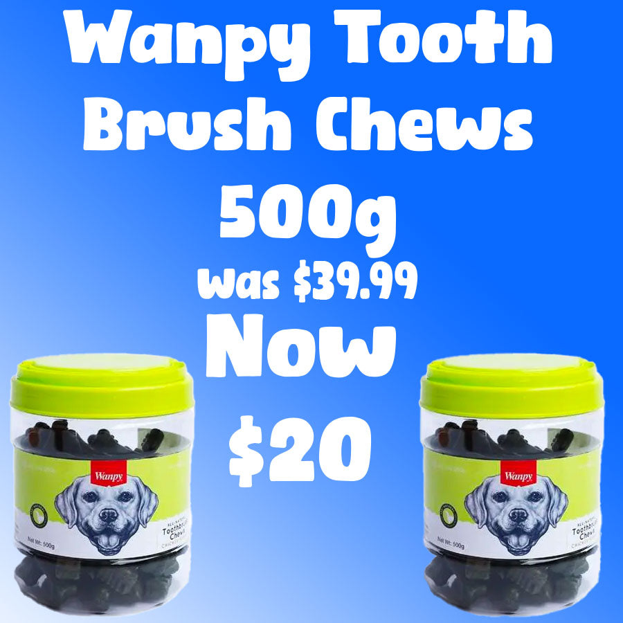 Wanpy Tooth Brush Chews Chicken Flavor  **short dated may 2024**