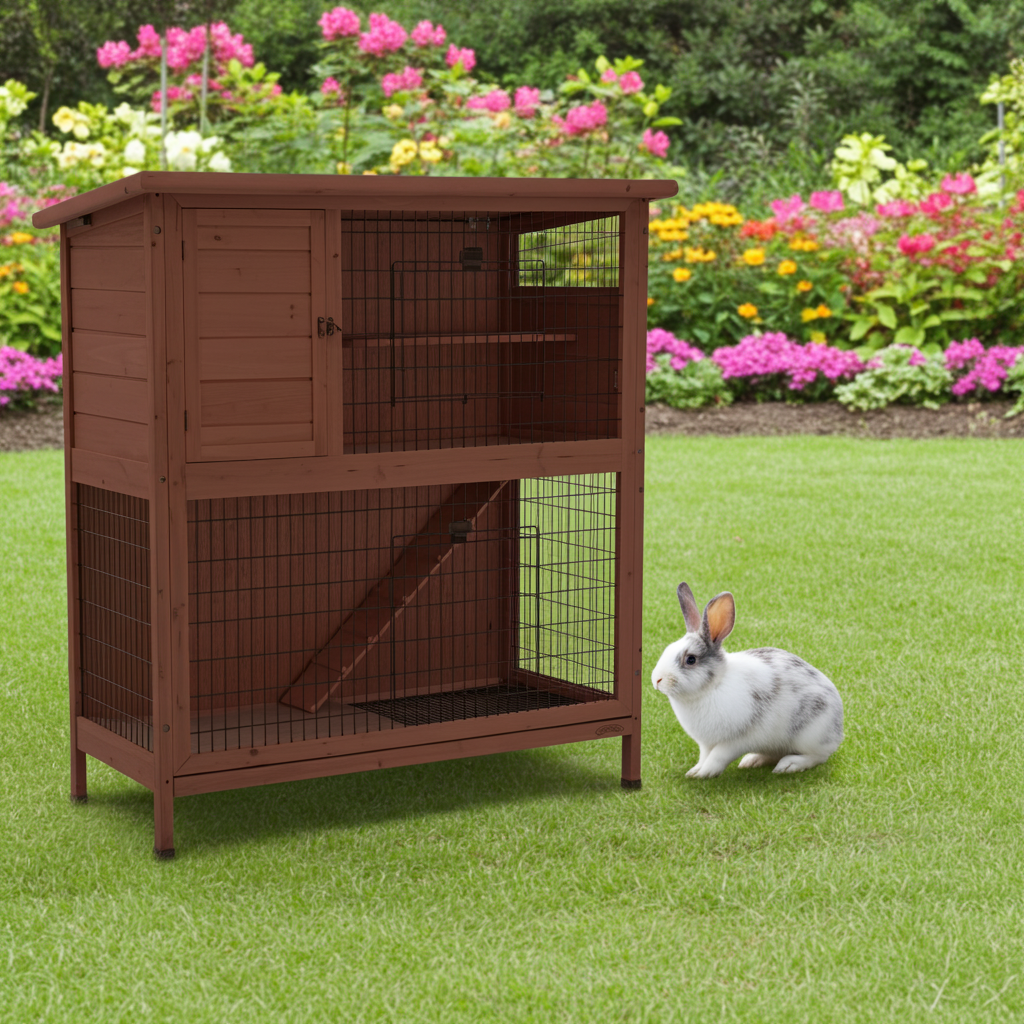 Rabbit Hutch Hi Rise 2 Storey