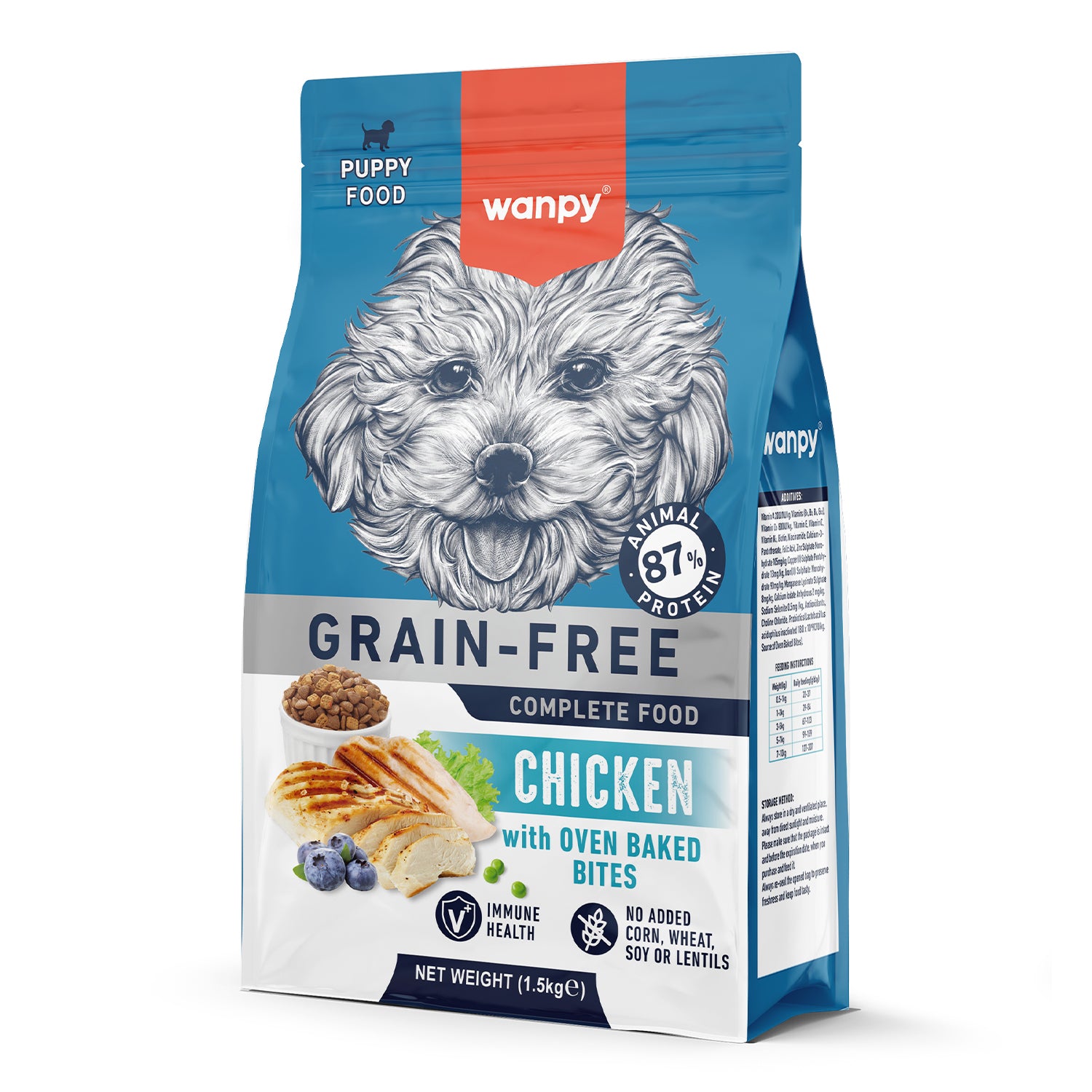 Wanpy Dog 1.5kg Grain Free Chicken Recipe Dog