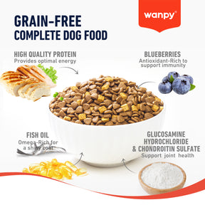 Wanpy Dog 1.5kg Grain Free Chicken Recipe Dog