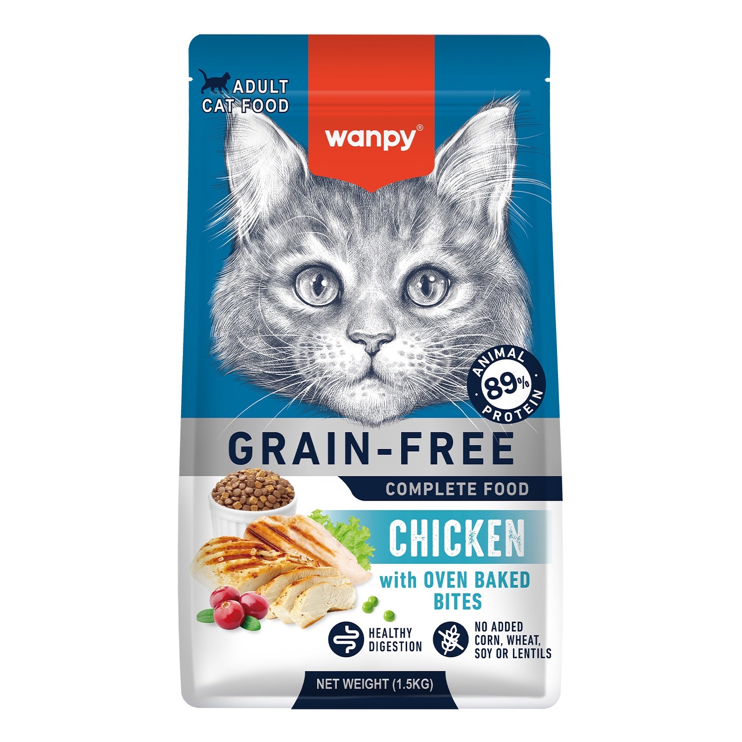 Wanpy Cat 1.5kg Grain Free Chicken Recipe