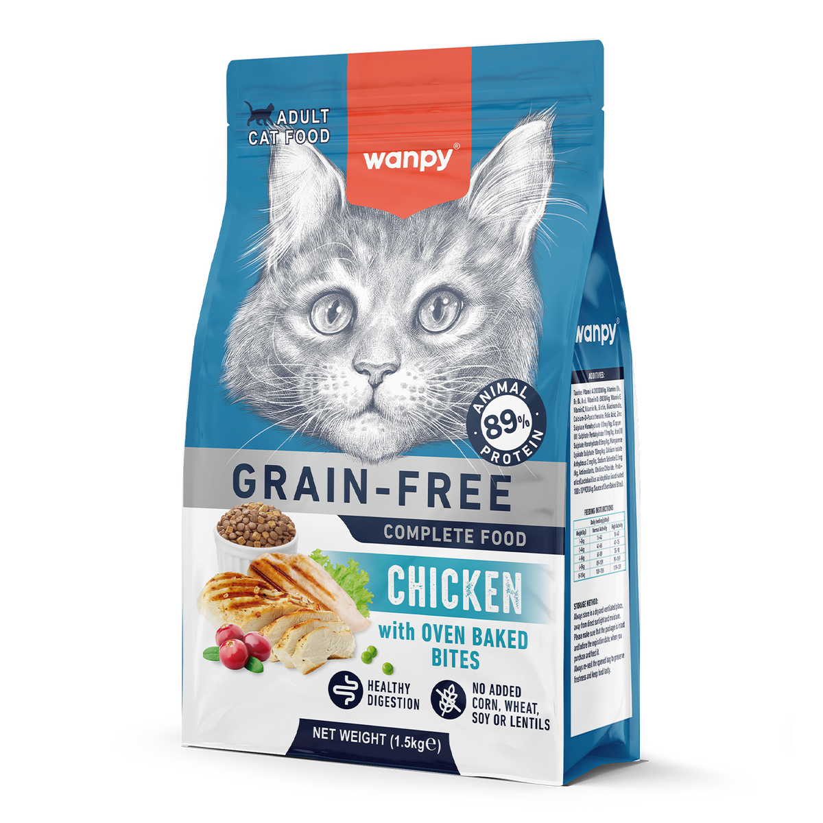 Wanpy Cat 1.5kg Grain Free Chicken Recipe
