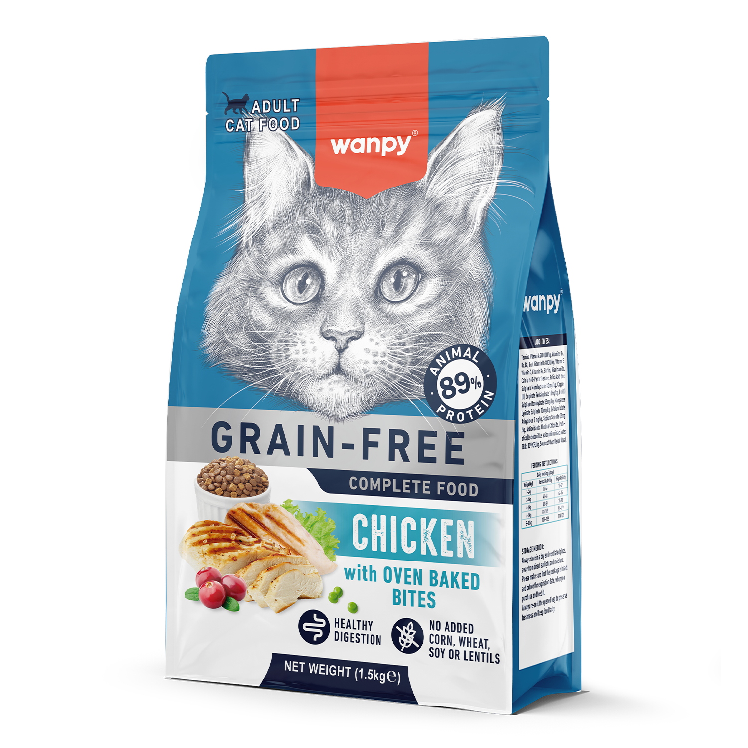 Wanpy Cat 1.5kg Grain Free Chicken Recipe