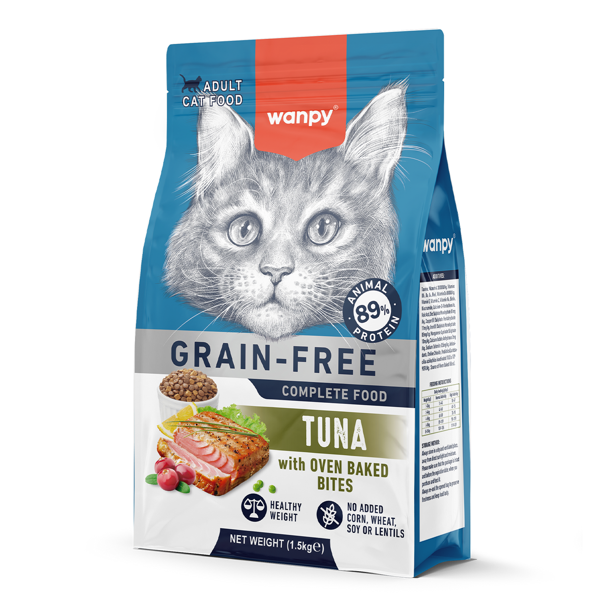 Wanpy Cat 1.5kg Grain Free Tuna Recipe