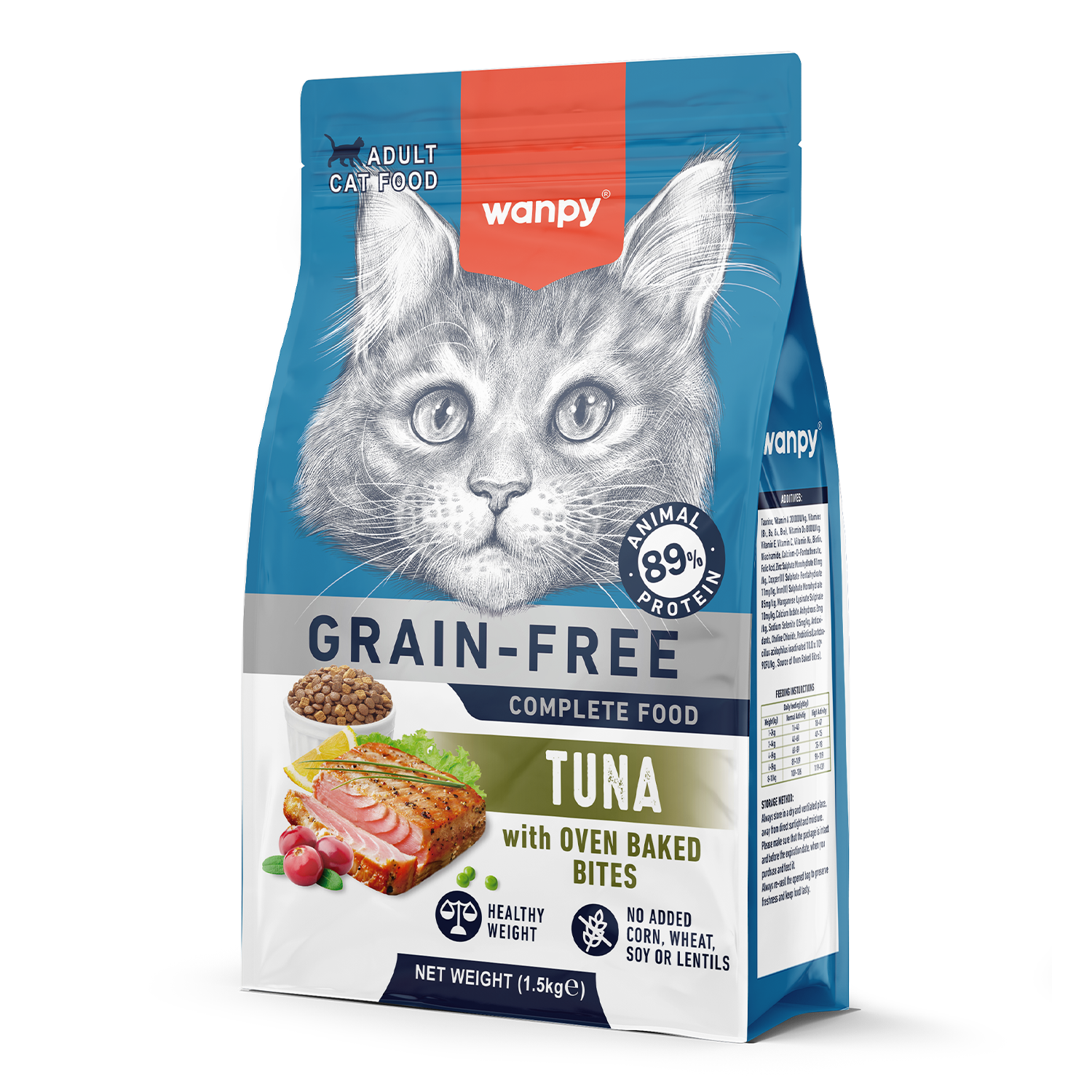 Wanpy Cat 1.5kg Grain Free Tuna Recipe