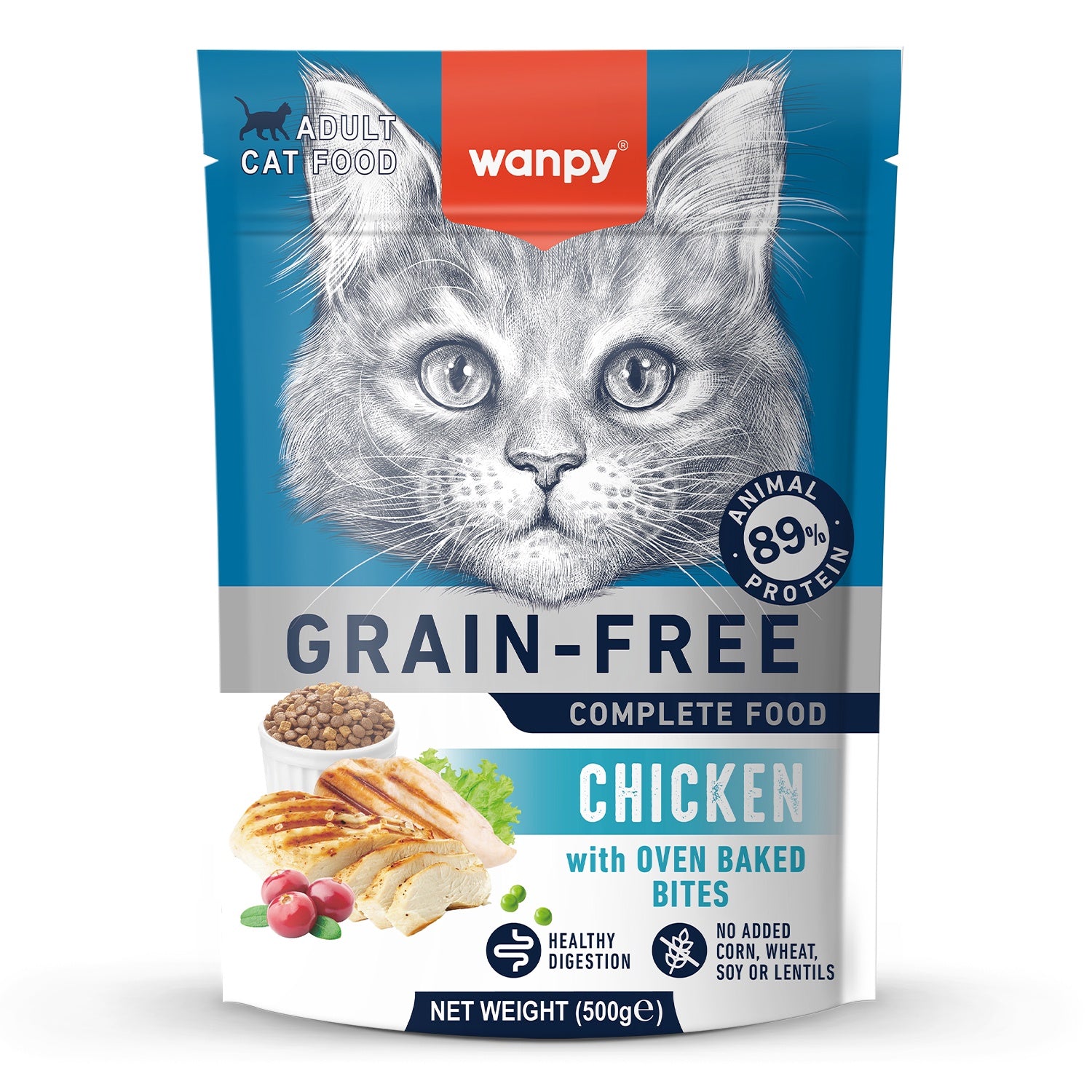 Wanpy Cat 500g Grain Free Chicken Recipe