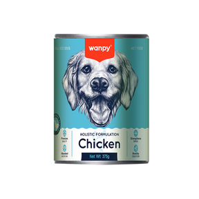 Wanpy Dog Can 375g Chicken