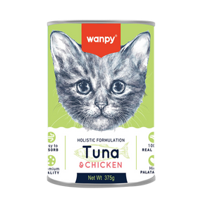 Wanpy Kitten Can 375g Chicken and Tuna