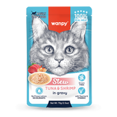 Wanpy Cat Pouch 70g Tuna and Shrimp Stew