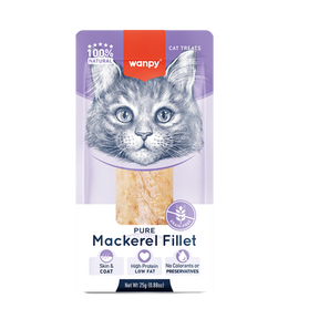 Wanpy Cat Treat Mackerel Fillet 25g