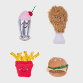 Nom Nomz Fast Food 4 pack with Catnip Zippy claws