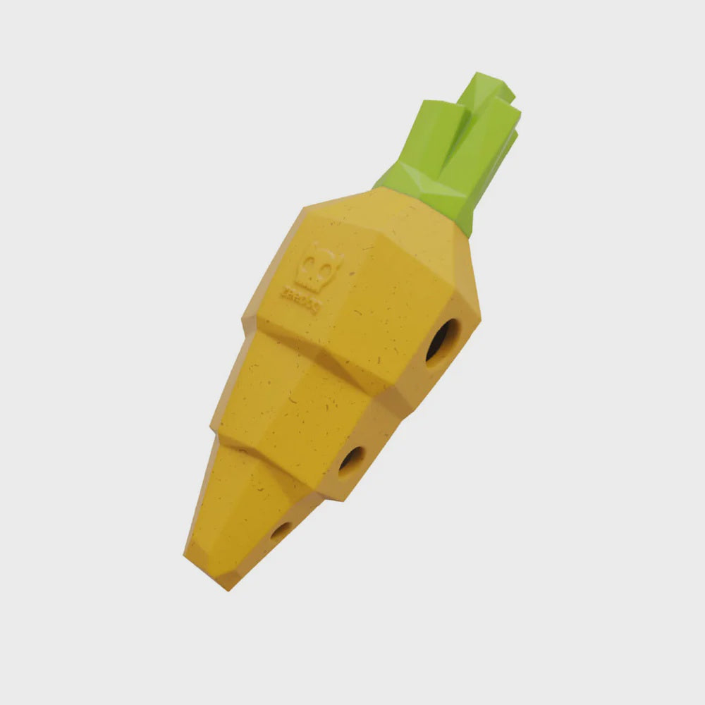 Zee.Dog Super Veggiez Carrot Dog Toy