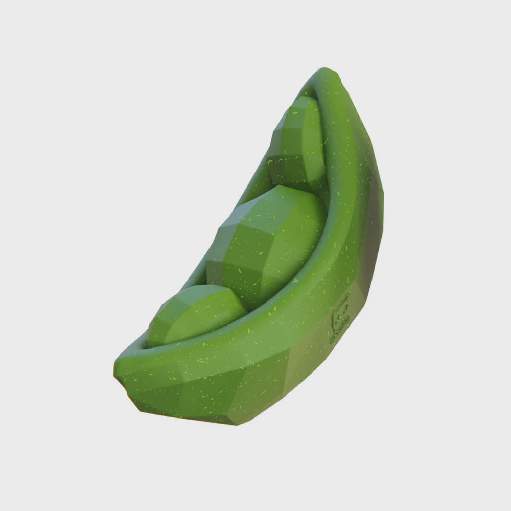 Zee.Dog Super Veggiez Peas Dog Toy